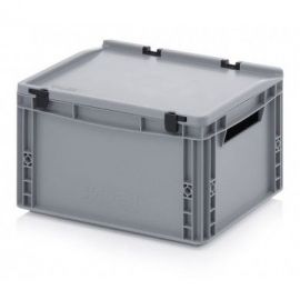 Stacking bin with lid 40x30x23,5cm, capacity 20 liters, NORAH Plastics