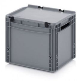Stacking bin with lid 40x30x33,5cm, capacity 30 liters, NORAH Plastics