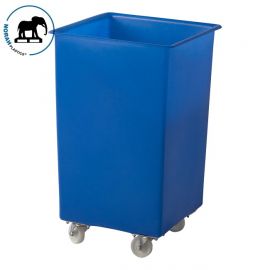 Transport cart 48x48x77cm, capacity 120 litres, HDPE, Blue, NORAH Plastics