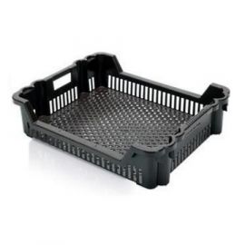 Nestable stackable bin 62x50x15cm, capacity 25 liters, NORAH Plastics