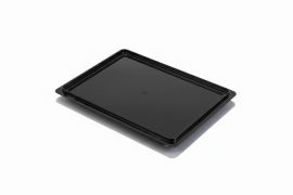 Black lid ECO-LINE, 40x30cm, NORAH-Plastics