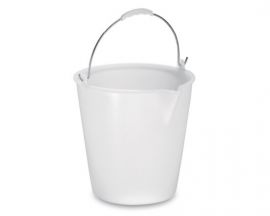 Durable bucket 12 litres with spout, heavy duty