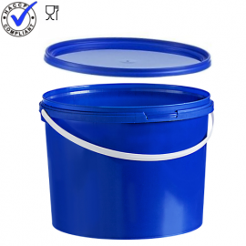 Pail with lid, capacity 10,5 liter