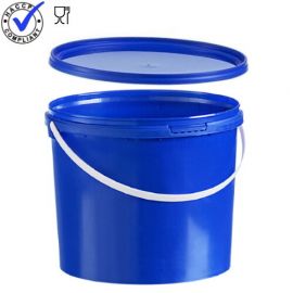 Pail with lid, capacity 5,5 liter