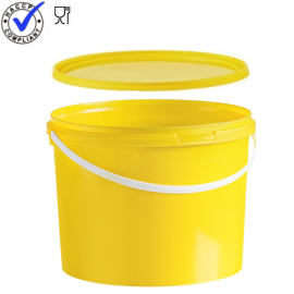 Pail with lid, capacity 10,5 liter