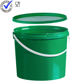 Pail with lid, capacity 5,5 liter
