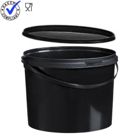 Pail with lid, capacity 10,5 liter
