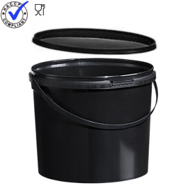 Pail with lid, capacity 5,5 liter