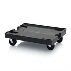 ESD Transport trolley, Anti-static, stacking bins 80x60cm, NORAH Plastics