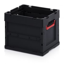 Folding esd bin 40x30x32cm, capacity 31 liters
