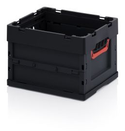 Folding esd bin 40x30x27cm, capacity 21 liters