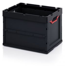 Folding esd bin 60x40x42cm, capacity 87 liters