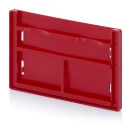 Label shield for folding pallet boxes, NORAH Plastics