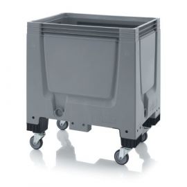 Wheeled palletbox 80x60x93cm, 4 wheels, capacity 250 liters, NORAH Plastics