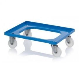 Dollie with 2 swivel, 2 stainless steel and nylon castors