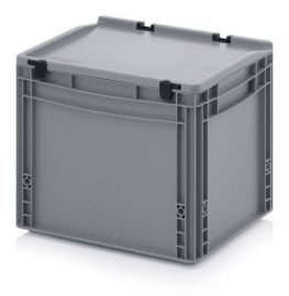 Stacking bin with lid 40x30x33,5cm, capacity 30 liters, NORAH Plastics
