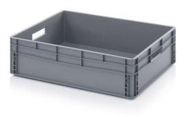 Stacking bin 80x60x22cm, capacity 87 litres, Basic Line, NORAH Plastics