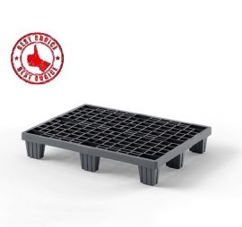 Plastic pallet, 80x60x14cm, 6 Legs, NORAH Plastics