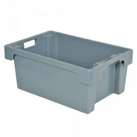 Stack and nesting bin 60x40x20cm, capacity 32 liters, NORAH Plastics