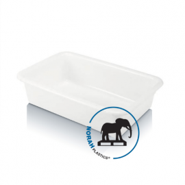 Nesting bin 61x44x15cm, capacity 25 liters, smooth design, NORAH Plastics