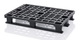ESD Pallet 120x80x15cm on 3 skids, NORAH Plastics