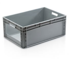 Order picking bin, 60x40x27cm, capacity 56 liters with large grab opening, NORAH Plastics