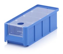 Storage Linbin 21,5X10X7,5cm, capacity 1.08 liters with insert window, lid and 3 dividers, NORAH Plastics