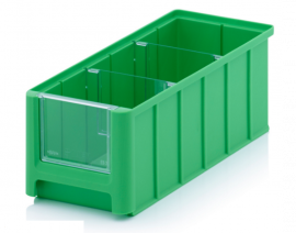 Linbin 32,5x15x12,5 cm, capacity 4,5 liters with 2 dividers and inset window