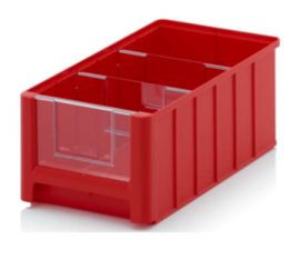 Linbin 35x21x15cm, capacity 8,6 liters with 2 dividors and inset windows