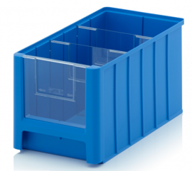Linbin 35x21x20cm, capacity 11,7 liters with 2 dividors and inset windows