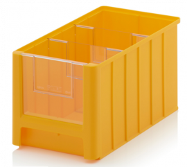 Linbin 35x21x20cm, capacity 11,7 liters with 2 dividors and inset windows