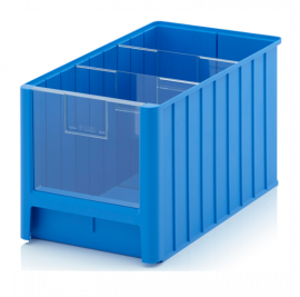 Linbin 50x31x30cm, capacity 38,2 liters with 2 dividors and inset windows