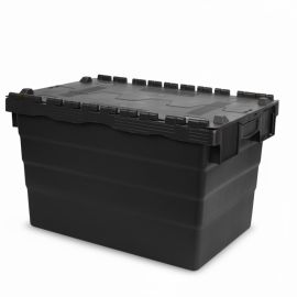 Distribution bin, 60x40x36.5cm, Black Capacity 68 liters, NORAH Plastics