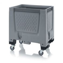 Wheeled Palletbox 80x60x93cm, 4 wheels, capacity 250 liters, NORAH Plastics