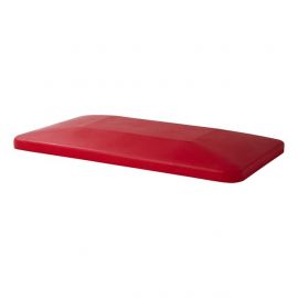 Red lid suitable for transport cart 450 litres, NORAH Plastics