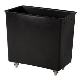 Washing carts for laundry transport, storage. 227 liter, Black NORAH Plastics