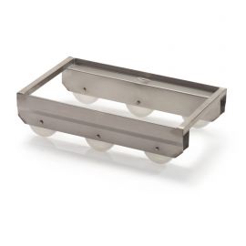 Stainless steel trolley for fish boxes, 40 Kg / 60 liters, NORAH Plastics