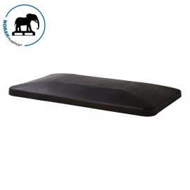 Black lid suitable for transport cart 340 litres, NORAH Plastics