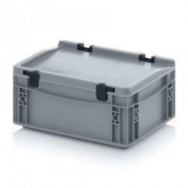 Stacking bin with lid 30x20x13,5cm, capacity 4,45 liters, NORAH Plastics