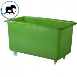Plastics Laundry Trucks 141x78x79cm, capacity 450 litres, Green, NORAH Plastics