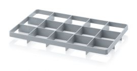 Bottom divider with 15 compartments, Ø 10.8 cm (4.25" inch)