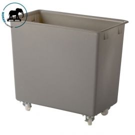 Laundry Carts, 82x46x75cm, capacity 227 litres, Heavy-Duty, Grey, NORAH Plastics