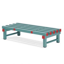 Plastic Bench changing rooms, 120x40x45cm, NORAH Plastics