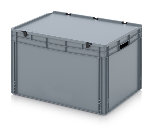 kunststof-stapelbox-80x60x52cm-met-deksel-open-handgrepen-GRIJS-NORAH-Plastics